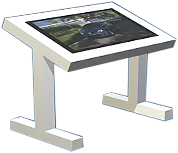 BelevenisTafel Posy Touch: gekantelde touchtable